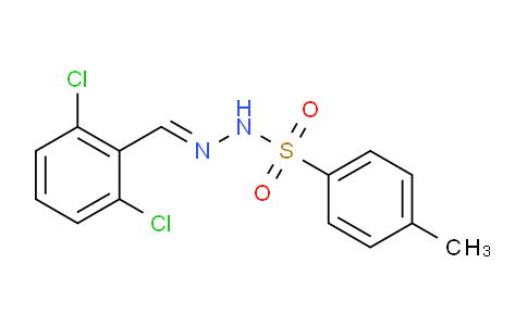 N'-(2,6-dichlorobenzylidene)-4-methylbenzenesulfonohydrazide