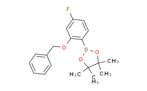 2-(2-(benzyloxy)-4-fluorophenyl)-4,4,5,5-tetramethyl-1,3,2-dioxaborolane