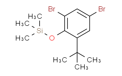 (2,4-Dibromo-6-(tert-butyl)phenoxy)trimethylsilane