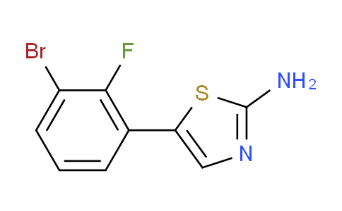 5-(3-Bromo-2-fluorophenyl)thiazol-2-amine