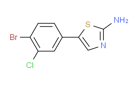 5-(4-Bromo-3-chlorophenyl)thiazol-2-amine
