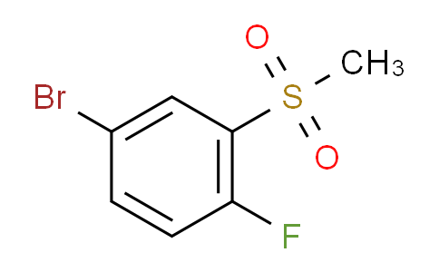 4-Bromo-1-fluoro-2-(methylsulfonyl)benzene
