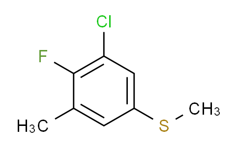 (3-Chloro-4-fluoro-5-methylphenyl)(methyl)sulfane