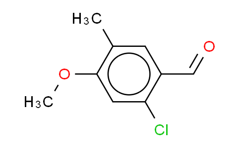 2-Chloro-4-mthoxy-5-mthylbnzaldhyd