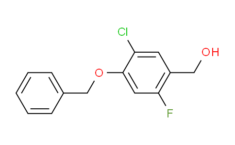 (4-(benzyloxy)-5-chloro-2-fluorophenyl)methanol
