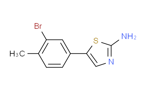 5-(3-Bromo-4-methylphenyl)thiazol-2-amine