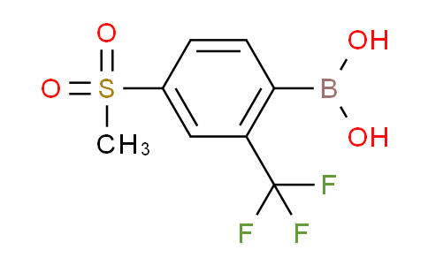 4-(Methylsulfonyl)-2-(trifluoromethyl)phenylboronic acid