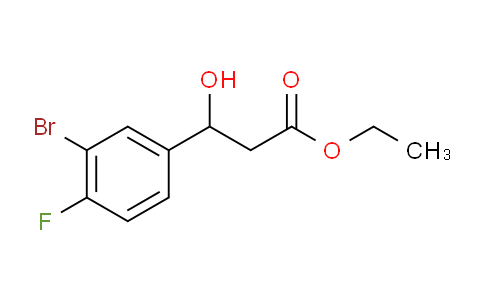 Ethyl 3-(3-bromo-4-fluorophenyl)-3-hydroxypropanoate