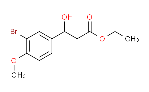 Ethyl 3-(3-bromo-4-methoxyphenyl)-3-hydroxypropanoate