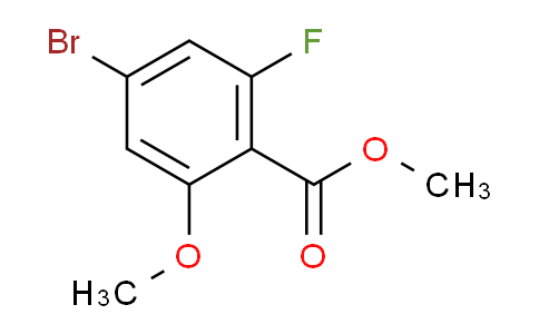 Methyl 4-bromo-2-fluoro-6-methoxybenzoate