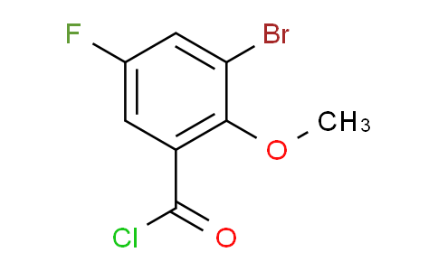 3-Bromo-5-fluoro-2-methoxybenzoyl chloride