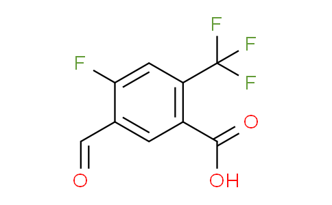 4-Fluoro-5-formyl-2-(trifluoromethyl)benzoic acid