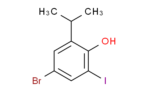 4-Bromo-2-iodo-6-isopropylphenol