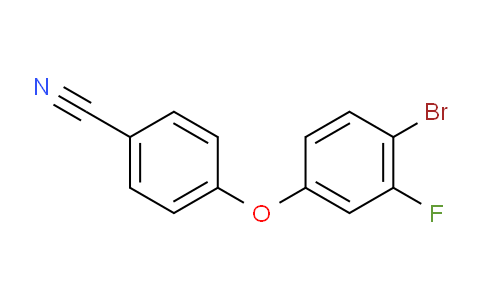 4-(4-Bromo-3-fluorophenoxy)benzonitrile