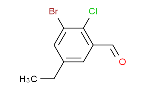 3-Bromo-2-chloro-5-ethylbenzaldehyde