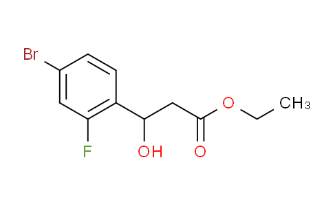 Ethyl 3-(4-bromo-2-fluorophenyl)-3-hydroxypropanoate