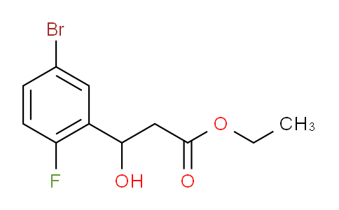 Ethyl 3-(5-bromo-2-fluorophenyl)-3-hydroxypropanoate