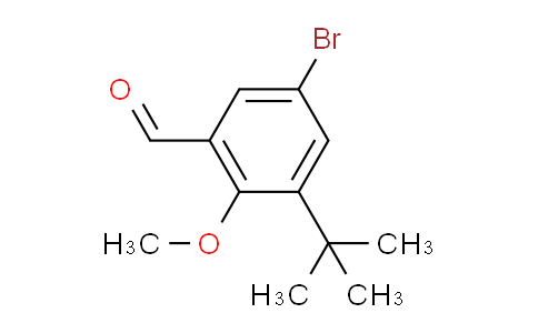 5-Bromo-3-(tert-butyl)-2-methoxybenzaldehyde