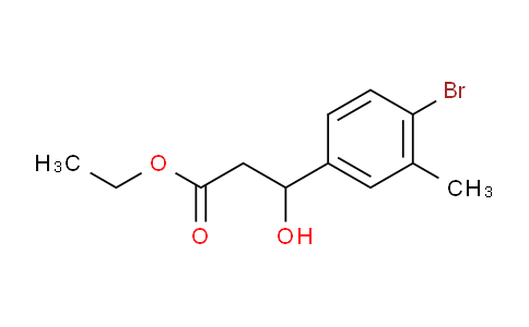 Ethyl 3-(4-bromo-3-methylphenyl)-3-hydroxypropanoate