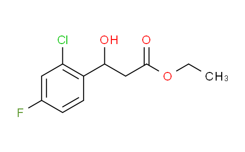 Ethyl 3-(2-chloro-4-fluorophenyl)-3-hydroxypropanoate