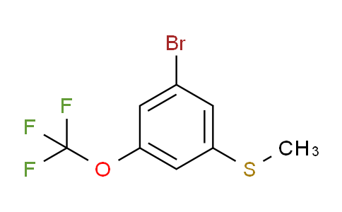 (3-Bromo-5-(trifluoromethoxy)phenyl)(methyl)sulfane