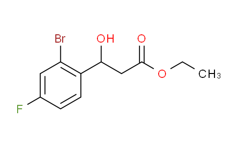 Ethyl 3-(2-bromo-4-fluorophenyl)-3-hydroxypropanoate