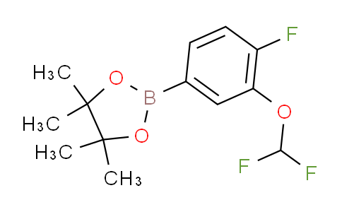 2-(3-(二氟甲氧基)-4-氟苯基)-4,4,5,5-四甲基-1,3,2-二氧杂硼烷
