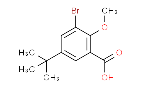 3-Bromo-5-(tert-butyl)-2-methoxybenzoic acid