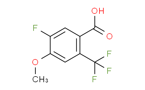 5-Fluoro-4-methoxy-2-(trifluoromethyl)benzoic acid
