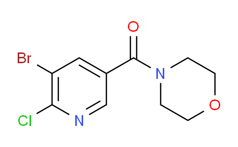 (5-bromo-6-chloropyridin-3-yl)(morpholino)methanone