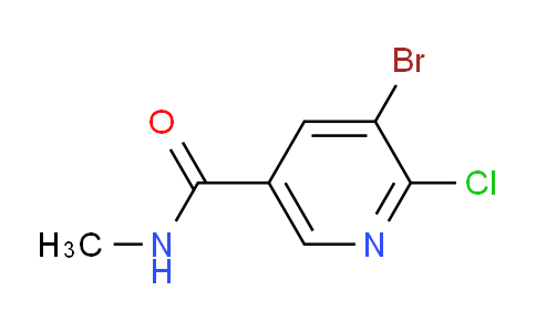 5-bromo-6-chloro-N-methylnicotinamide