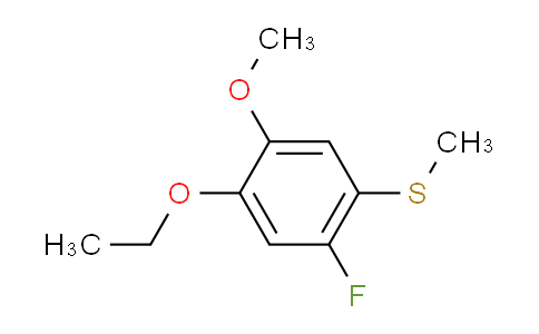 (4-Ethoxy-2-fluoro-5-methoxyphenyl)(methyl)sulfane