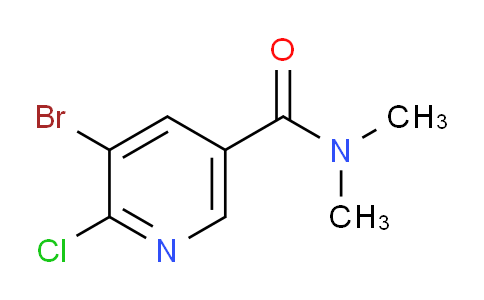 5-bromo-6-chloro-N,N-dimethylnicotinamide