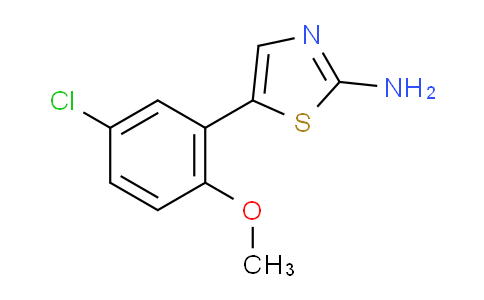 5-(5-Chloro-2-methoxyphenyl)thiazol-2-amine