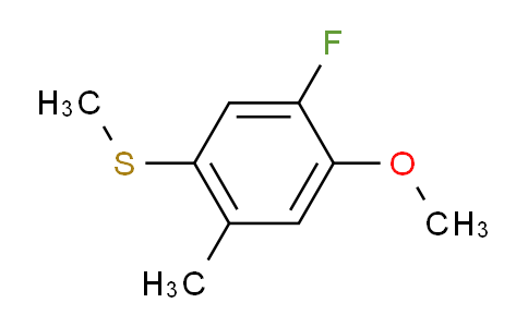 (5-Fluoro-4-methoxy-2-methylphenyl)(methyl)sulfane