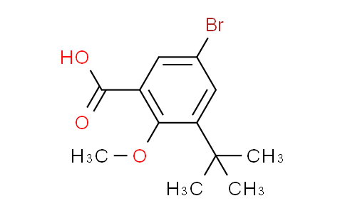 5-Bromo-3-(tert-butyl)-2-methoxybenzoic acid