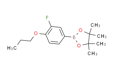 2-(3-Fluoro-4-propoxyphenyl)-4,4,5,5-tetramethyl-1,3,2-dioxaborolane
