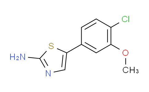 5-(4-Chloro-3-methoxyphenyl)thiazol-2-amine