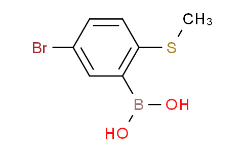 (5-Bromo-2-(methylthio)phenyl)boronic acid