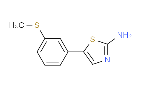 5-(3-(Methylthio)phenyl)thiazol-2-amine
