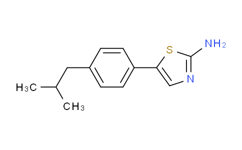 5-(4-Isobutylphenyl)thiazol-2-amine