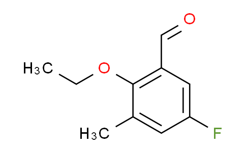 2-Ethoxy-5-fluoro-3-methylbenzaldehyde