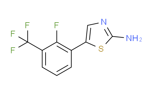 5-(2-Fluoro-3-(trifluoromethyl)phenyl)thiazol-2-amine