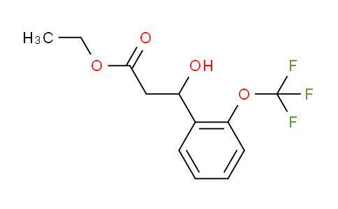 Ethyl 3-hydroxy-3-(2-(trifluoromethoxy)phenyl)propanoate
