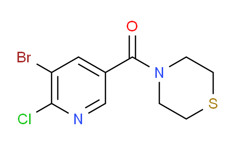 (5-bromo-6-chloropyridin-3-yl)(thiomorpholino)methanone