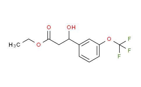 Ethyl 3-hydroxy-3-(3-(trifluoromethoxy)phenyl)propanoate