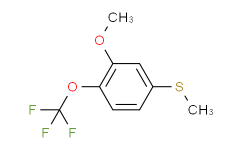 (3-Methoxy-4-(trifluoromethoxy)phenyl)(methyl)sulfane