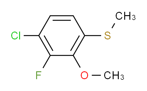 (4-Chloro-3-fluoro-2-methoxyphenyl)(methyl)sulfane