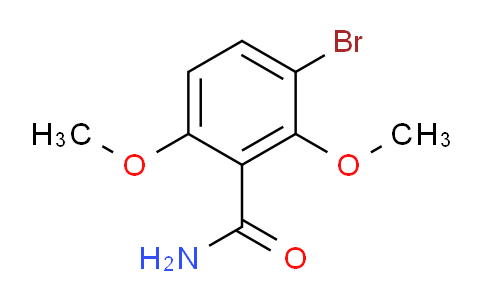 3-bromo-2,6-dimethoxybenzamide