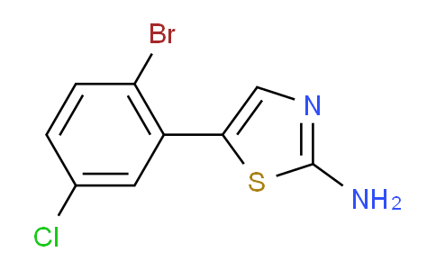 5-(2-Bromo-5-chlorophenyl)thiazol-2-amine